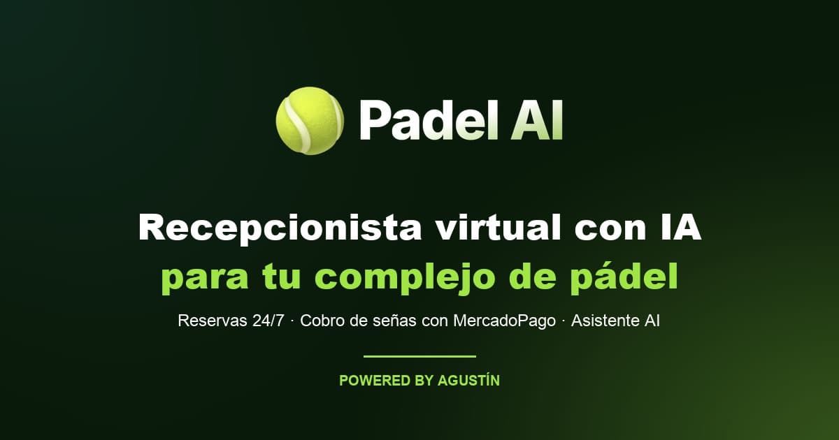 Padel AI — banner