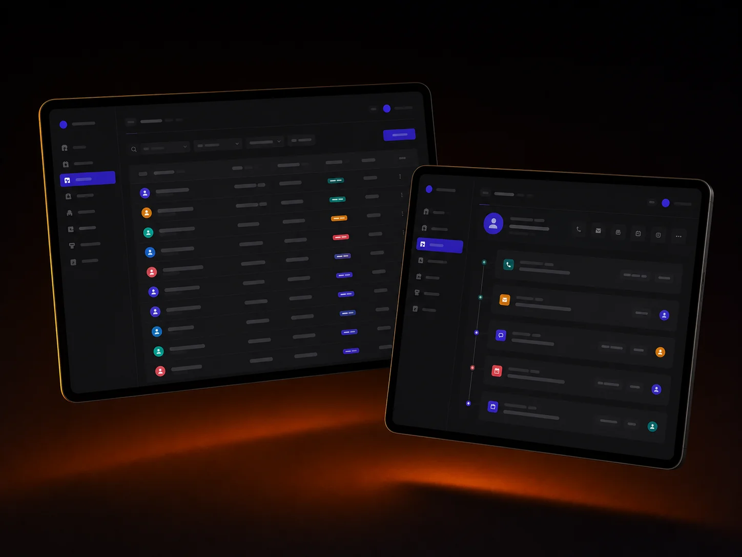 CRM a medida con pipeline de ventas, seguimiento de leads y dashboard de métricas