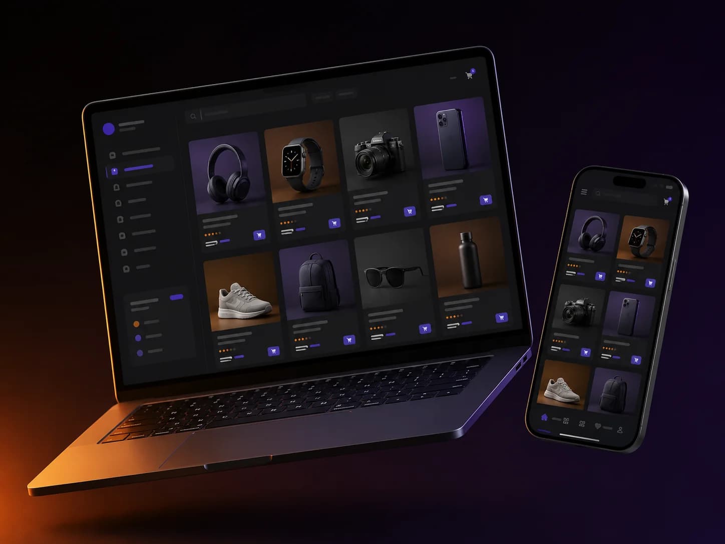 Tienda online con catálogo de productos, carrito de compras y diseño optimizado para conversión